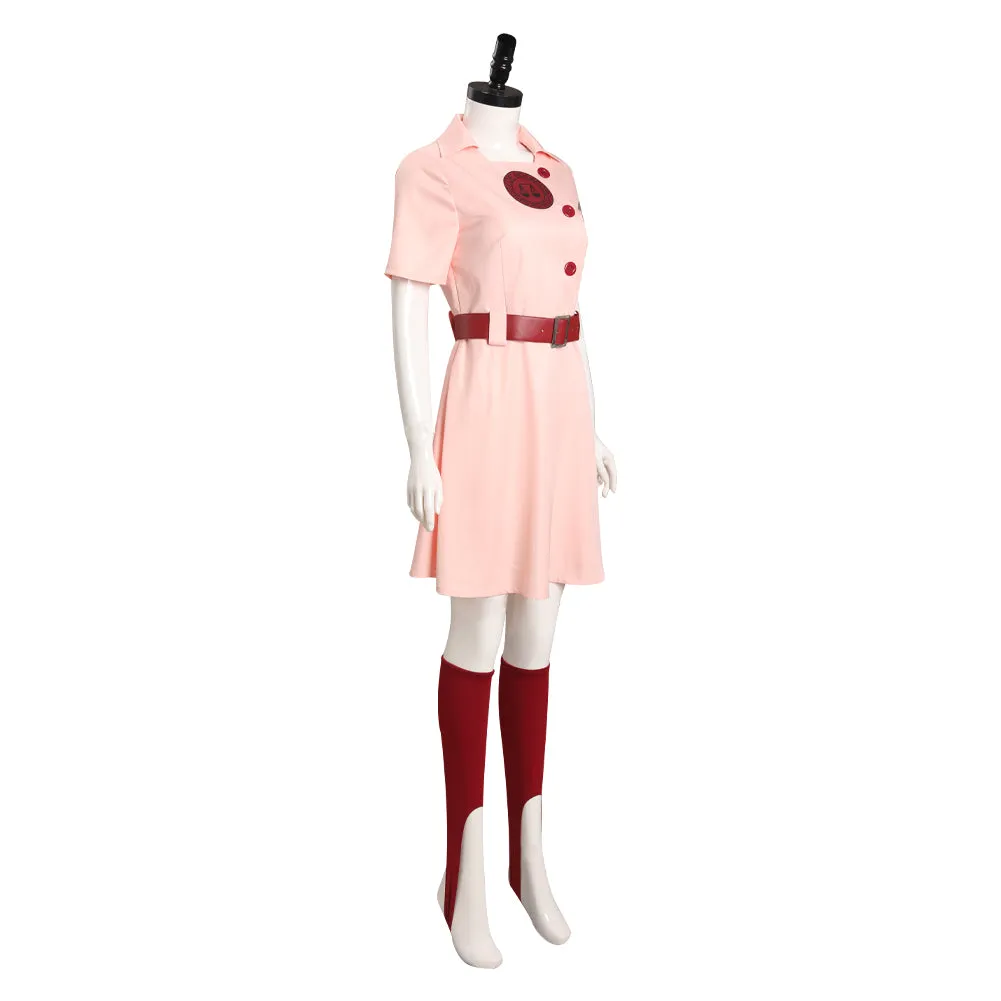 A League of Their Own Cosplay Costume Women Baseball Uniform Dress Outfits