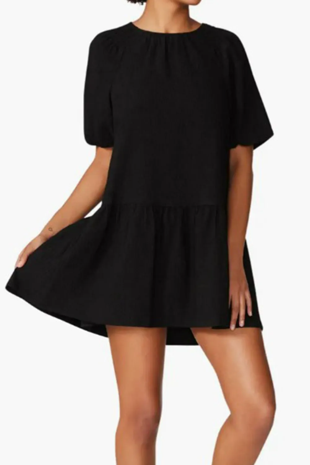 Agios Black Dress