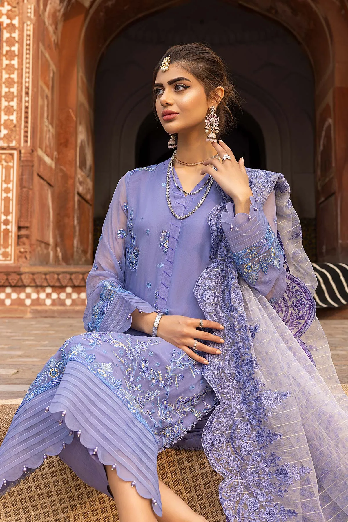 Allure by Charizma Embroidered Chiffon Collection 2022  – CAL22-04