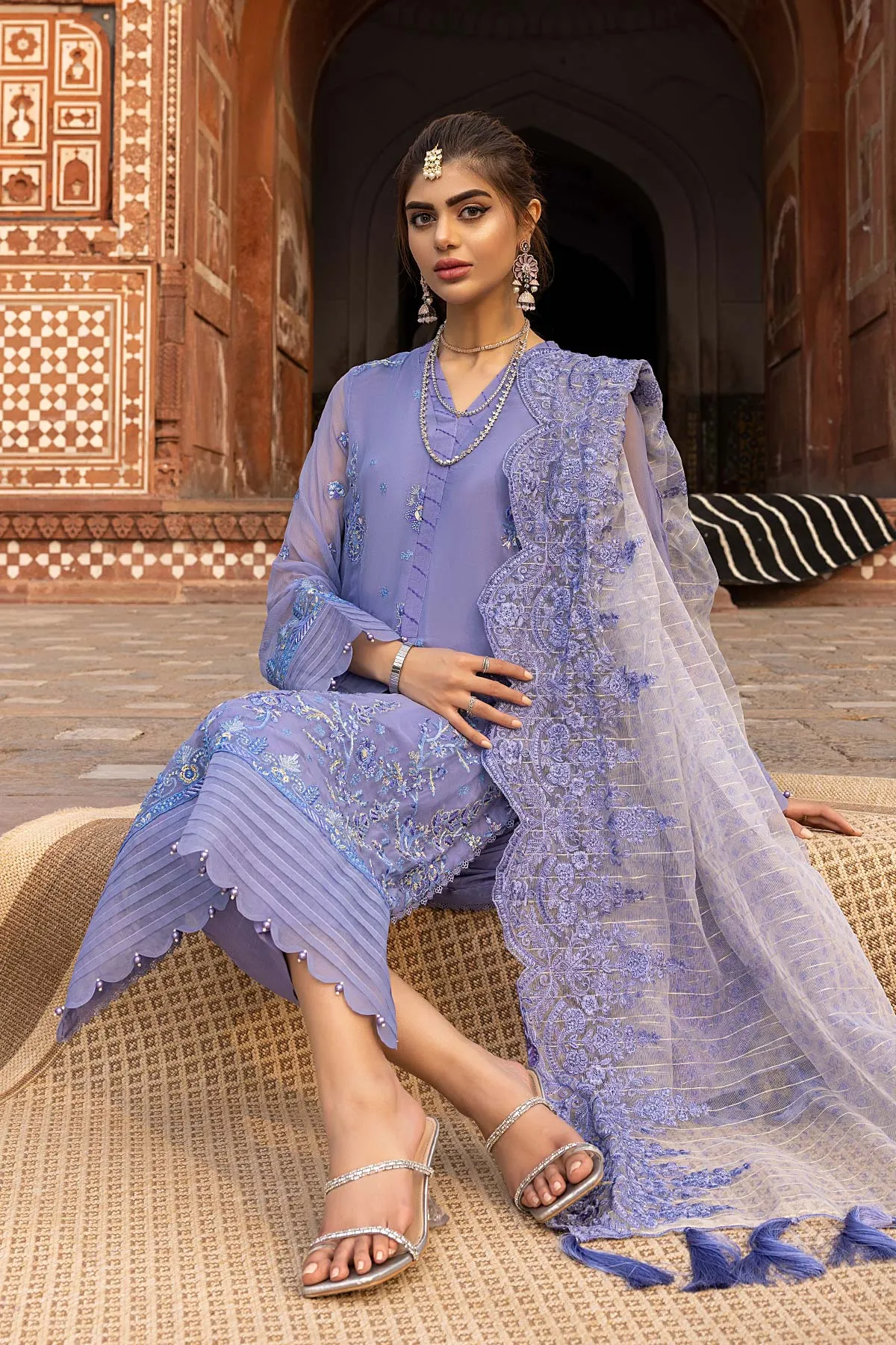 Allure by Charizma Embroidered Chiffon Collection 2022  – CAL22-04