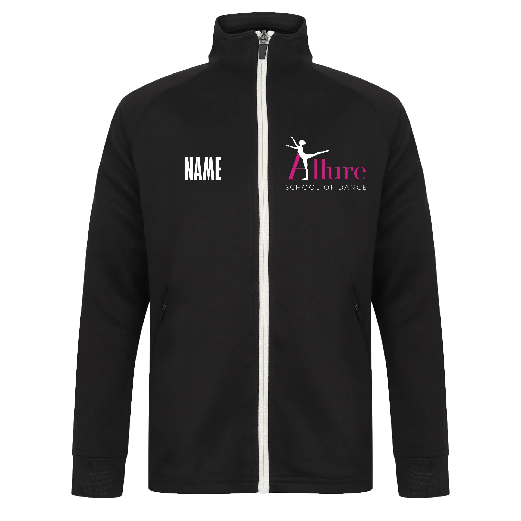 Allure School of Dance Girls Kids Knitted Tracksuit Top