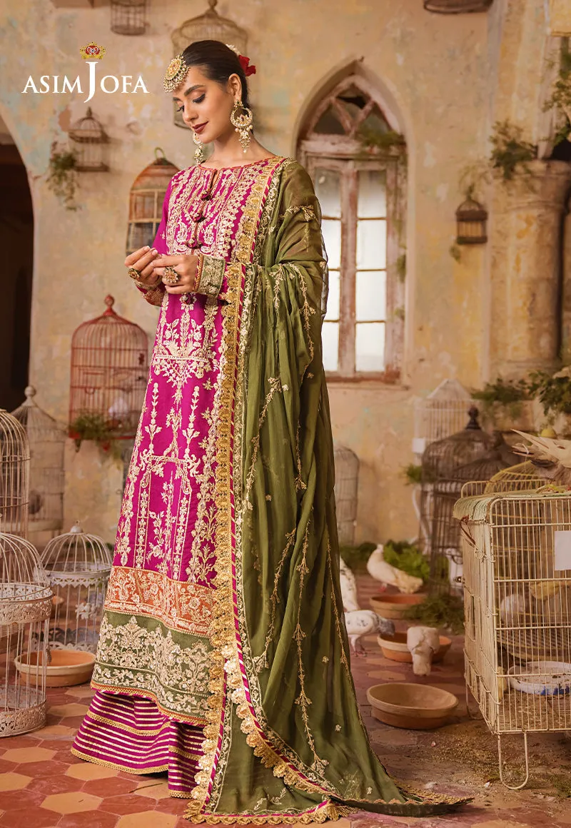 Asim Jofa Luxury Lawn Collection 2023 – AJLR-02