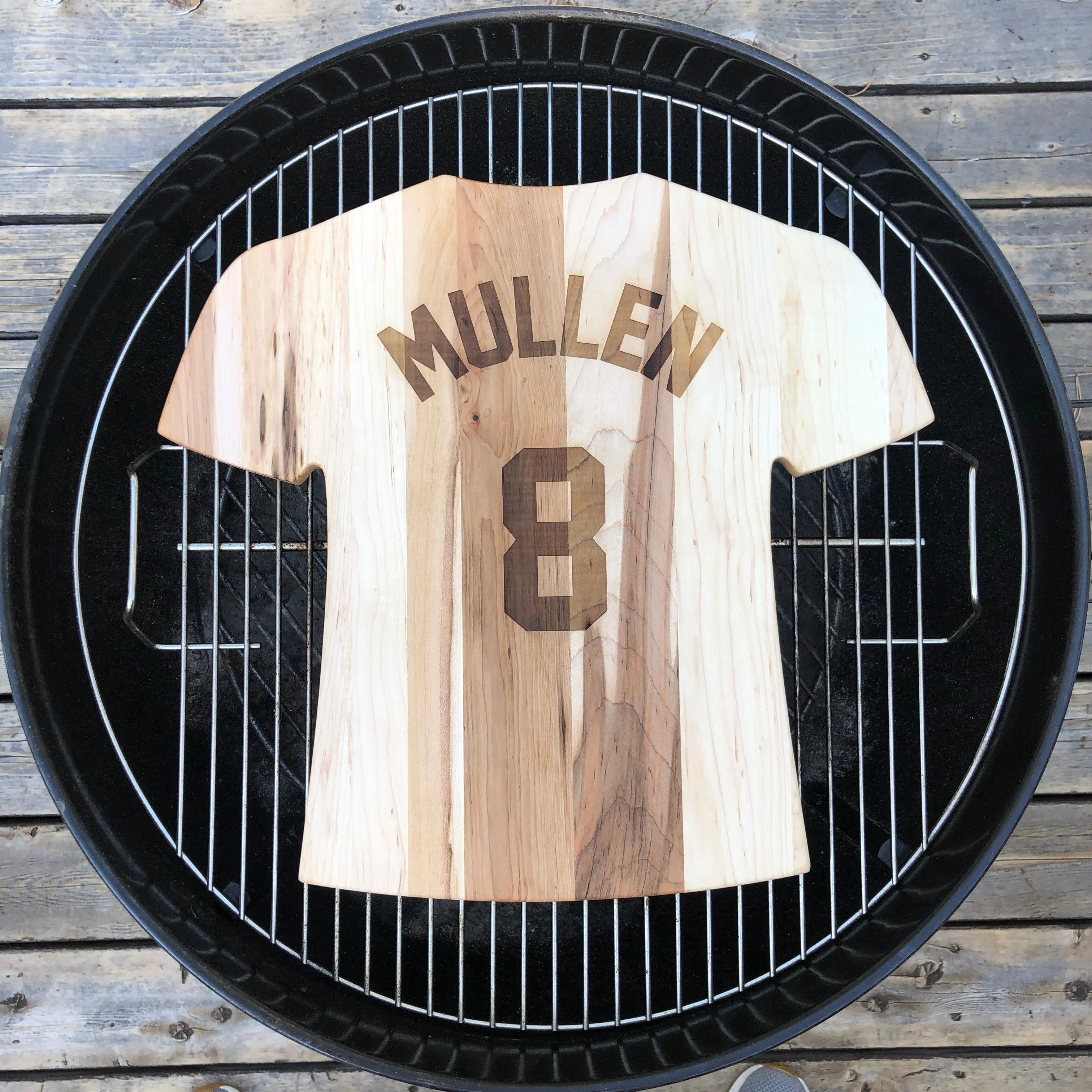 Atléticos de Oakland Team Jersey Cutting Board | Customize With Your Name & Number | Add a Personalized Note (en Español)