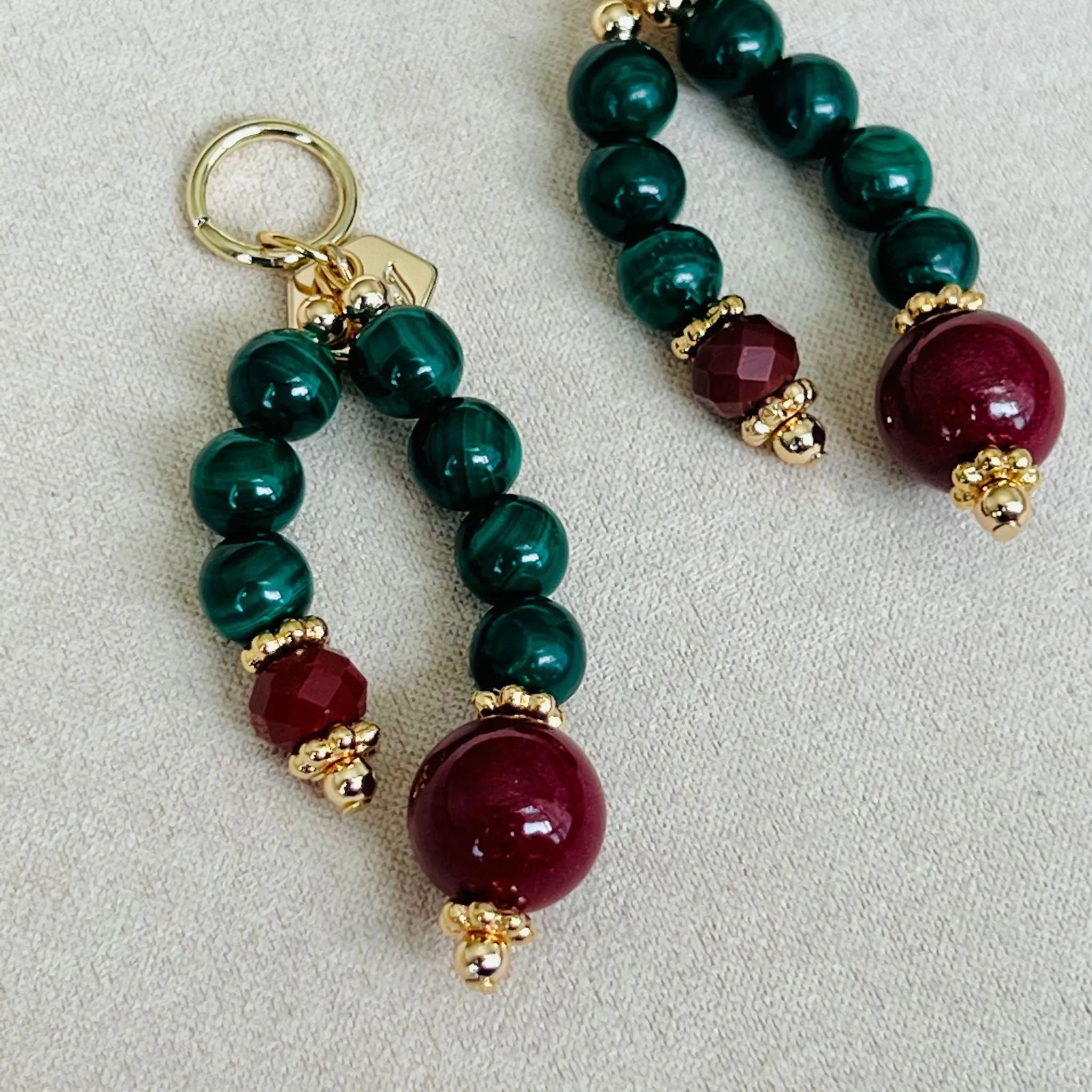 Baby Cherry Malachite Pendant