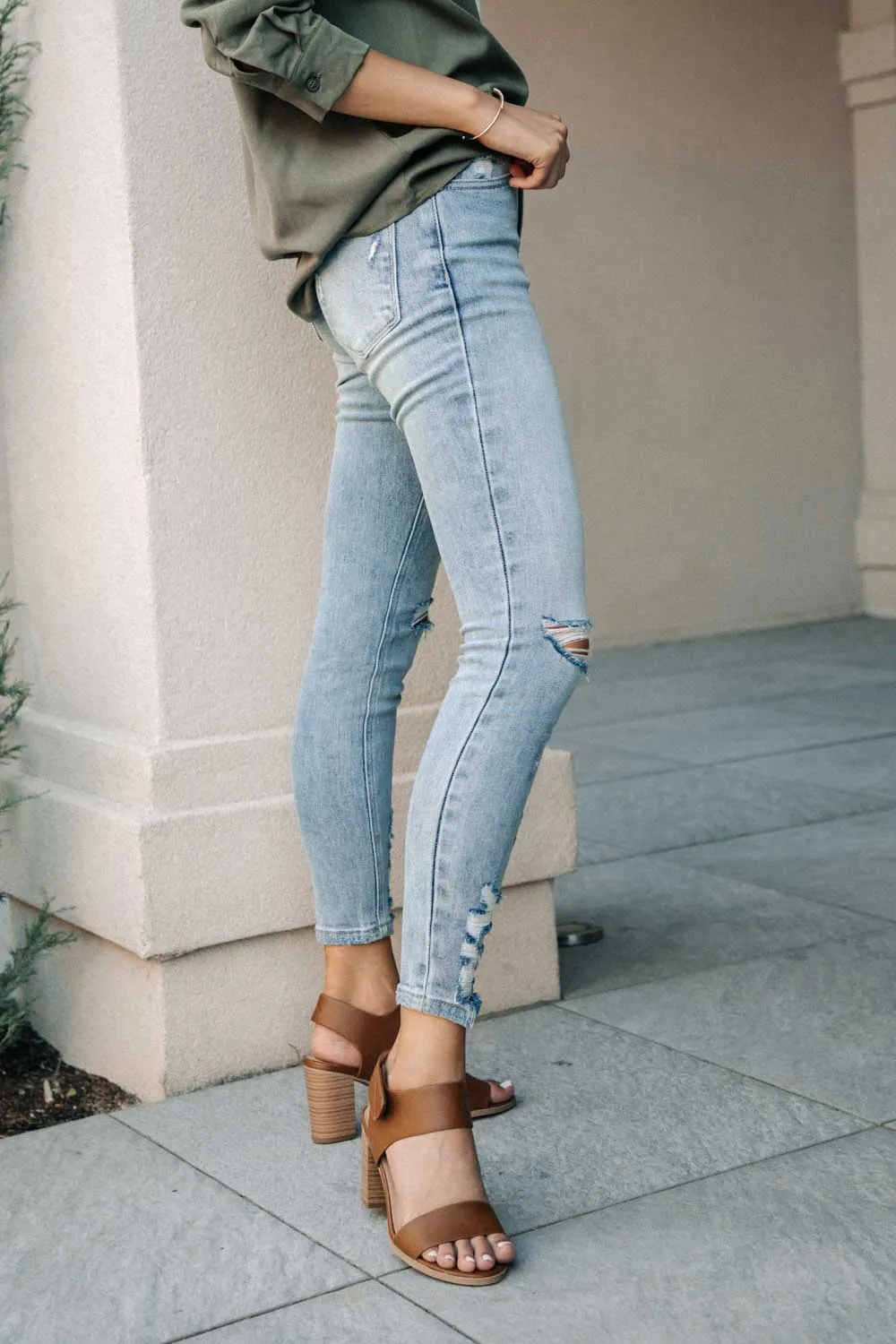 Bohme Distressed Skinny Jeans