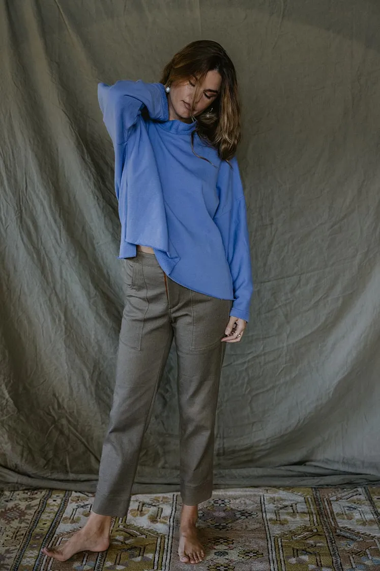 Boxy Long Sleeve - Periwinkle