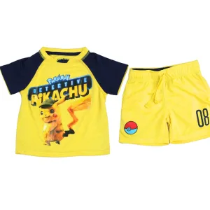 Boys yellow pikachu 2 pc