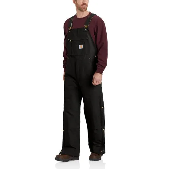 Carhartt Loose Fit Firm Duck Insulated Bib Overalls - 104393