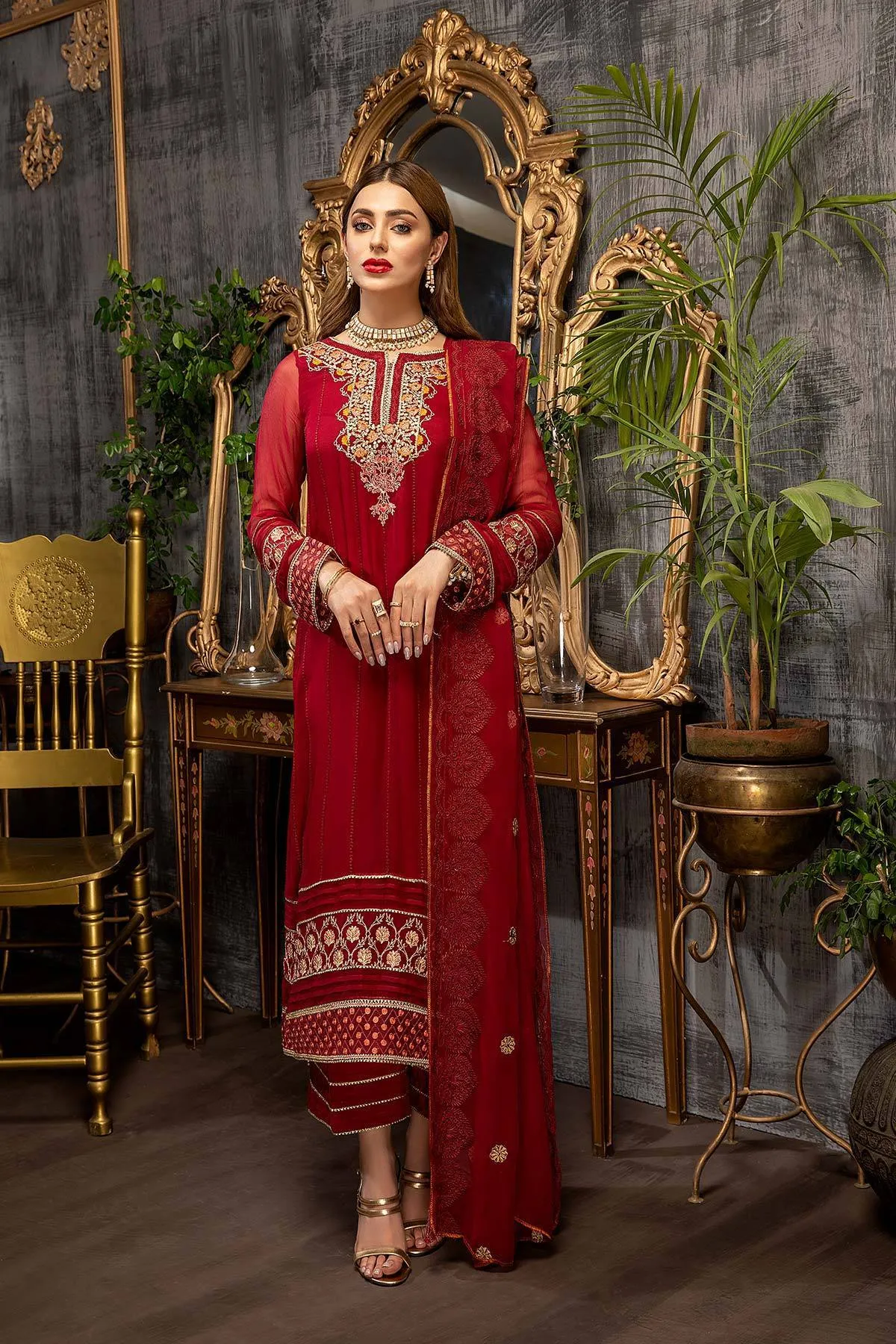 Charizma Allure · Embroidered Chiffon Collection – CAL-002