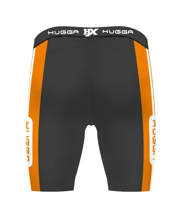 CONTRAST PANEL COMPRESSION SHORTS