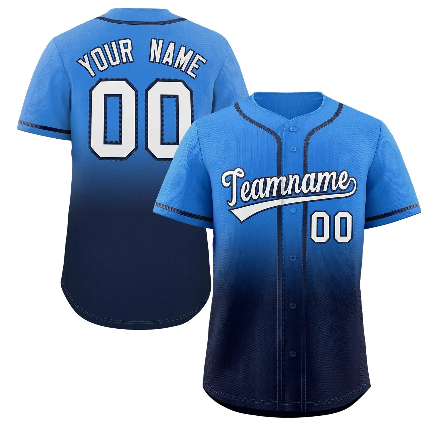 Custom Baseball Jerseys Printing Name Number For Adults/Kids Gradient Color Design Your Own Athletic Baseball Shirt For Fan