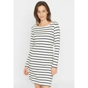 Didde Dress - Off White Stripe