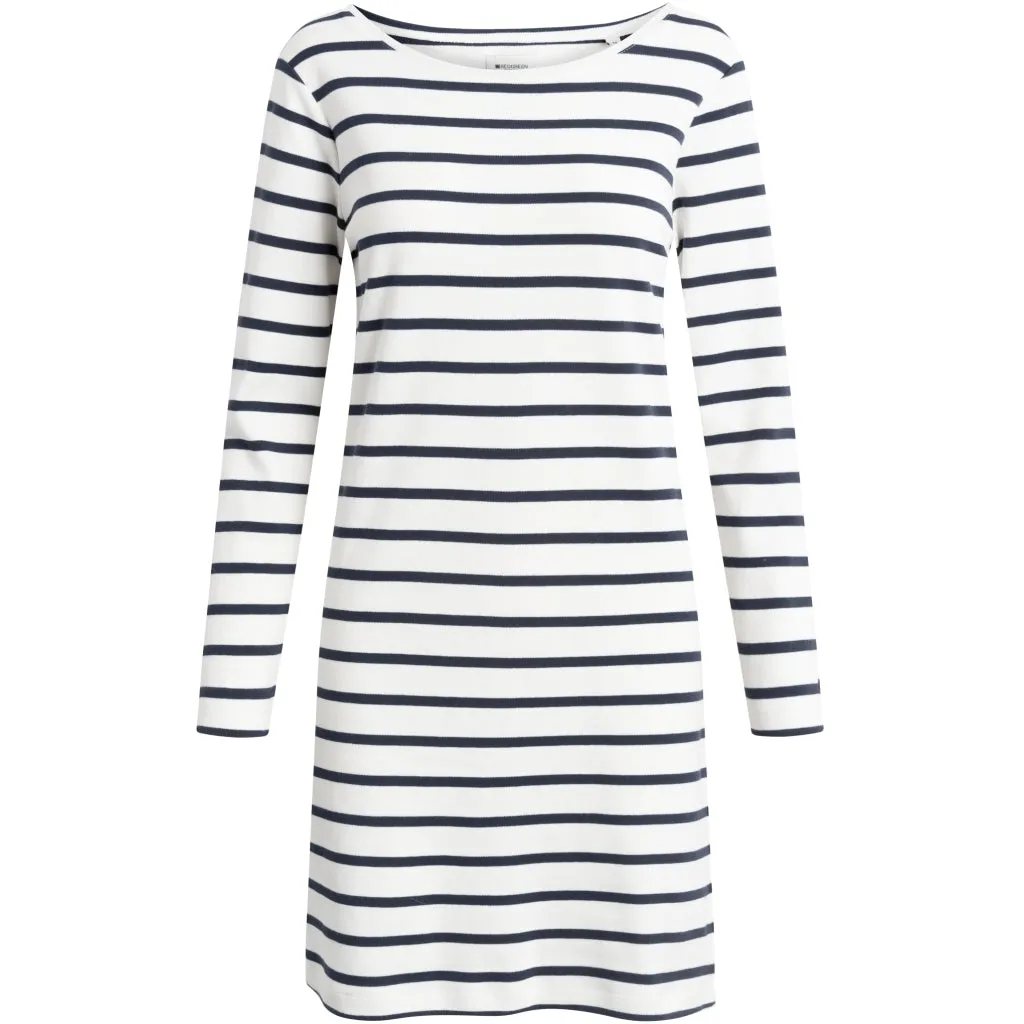 Didde Dress - Off White Stripe