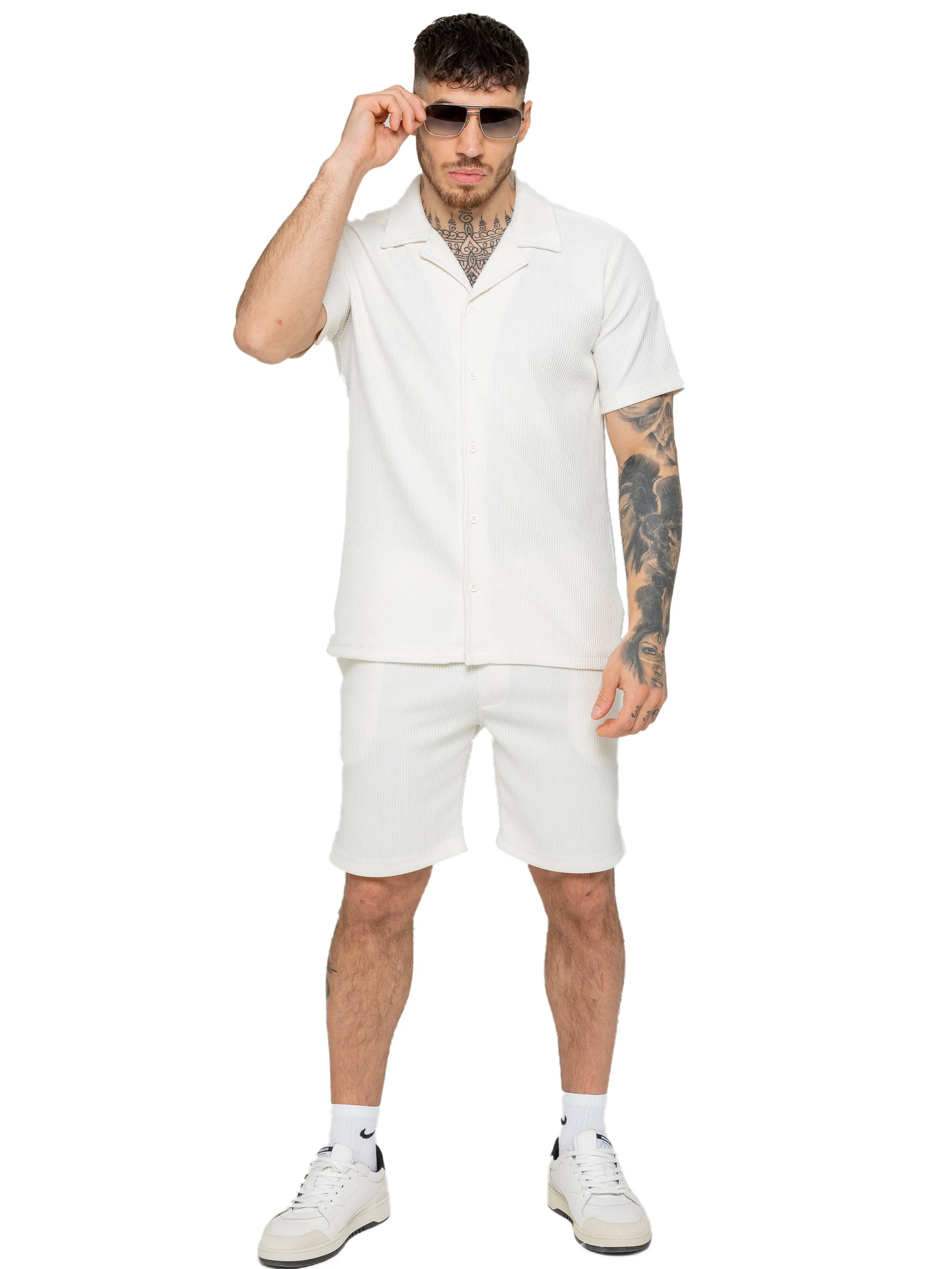 Enzo | Mens Textured Summer Outfit Set