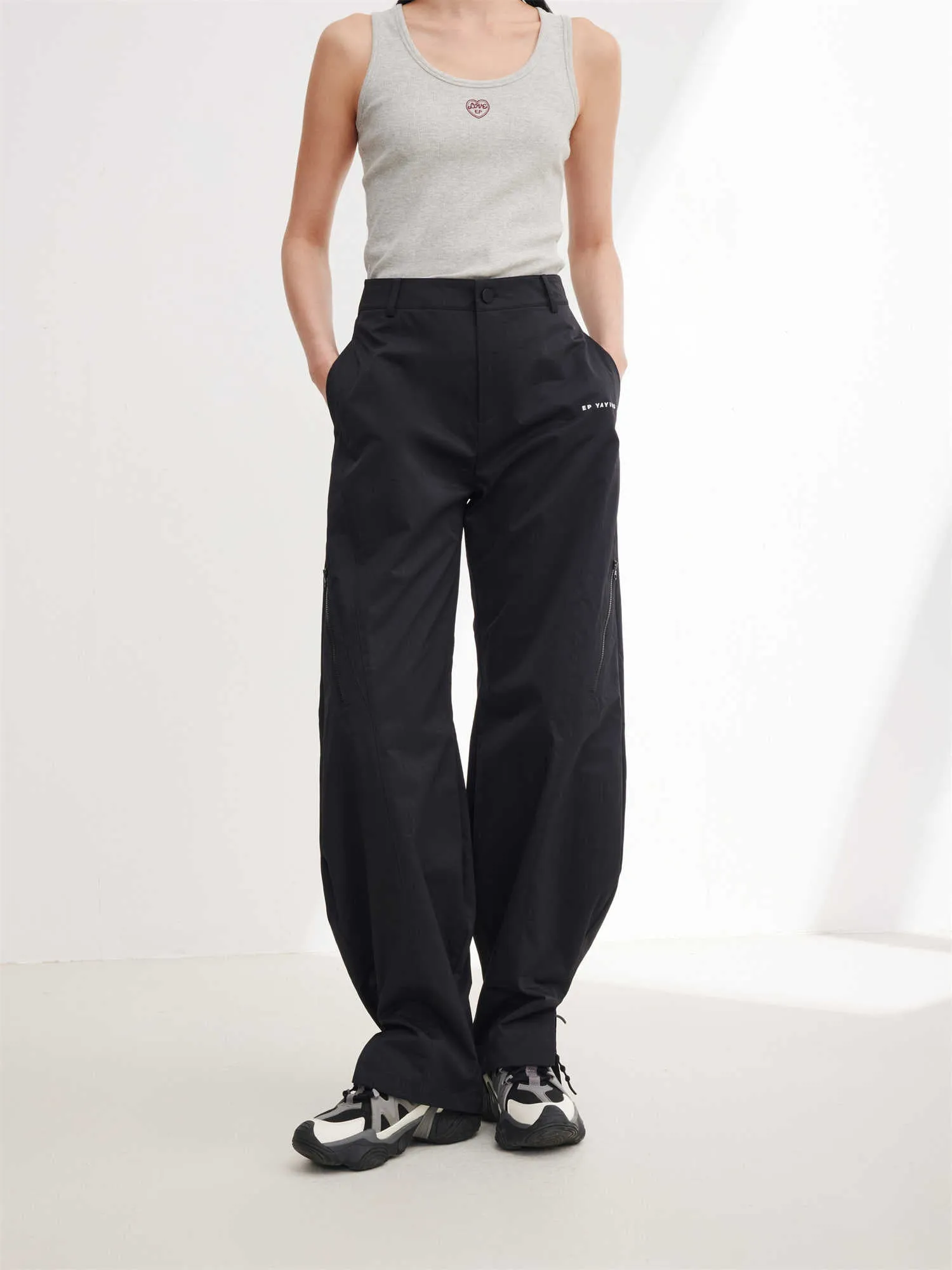 EP YAYING Outdoor Sport Wide-leg Pants