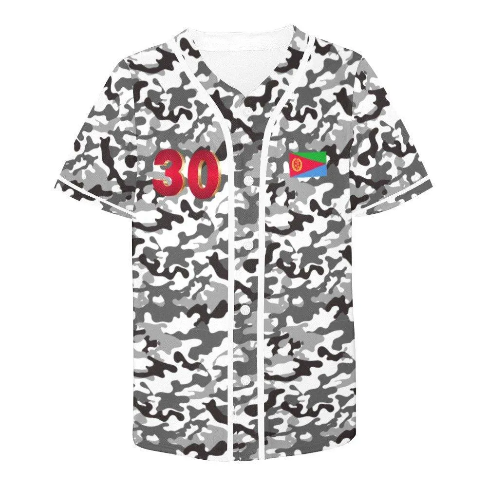 Eritrea Military Baseball Uniform Shirt