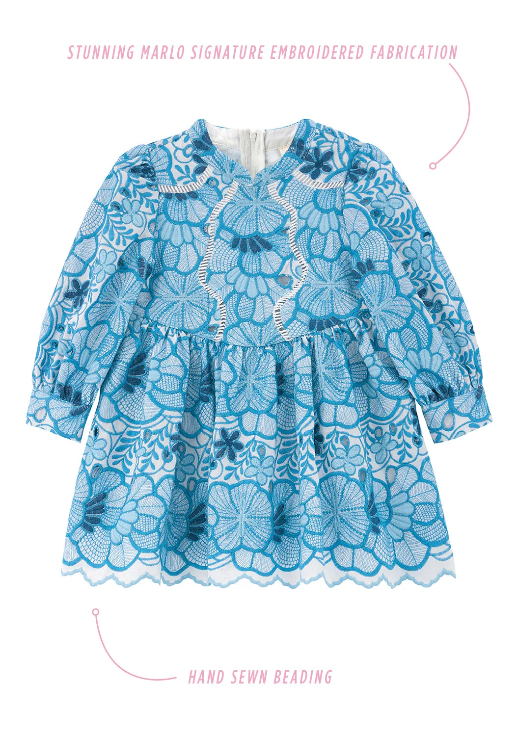 Evangeline Embroidered Dress (Baby)