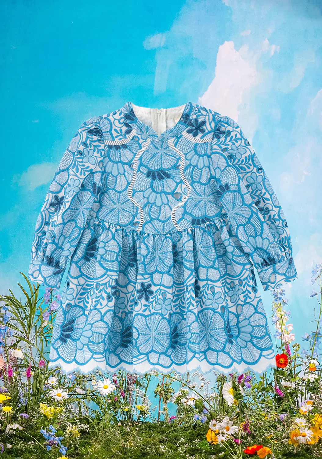 Evangeline Embroidered Dress (Baby)