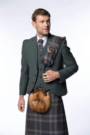 Exclusive Mist Tartan Pleated Plaid