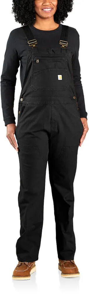 Flex Carhartt Women's Durable Canvas Jumpsuit, Black