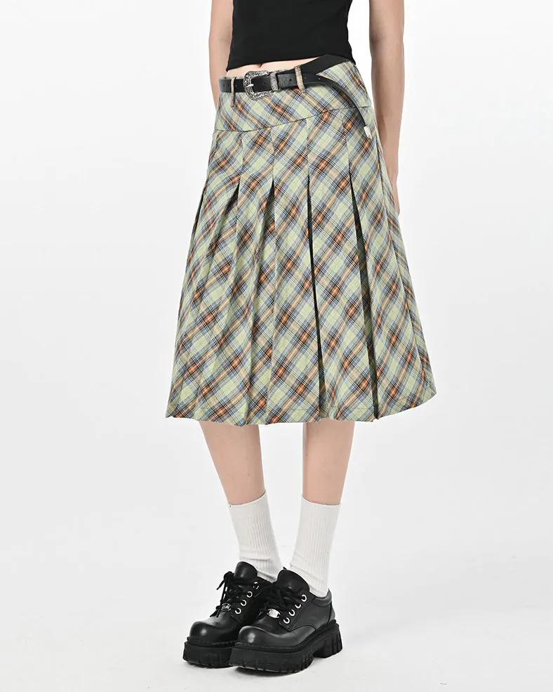 Good Manners Plaid Kilt Skirt