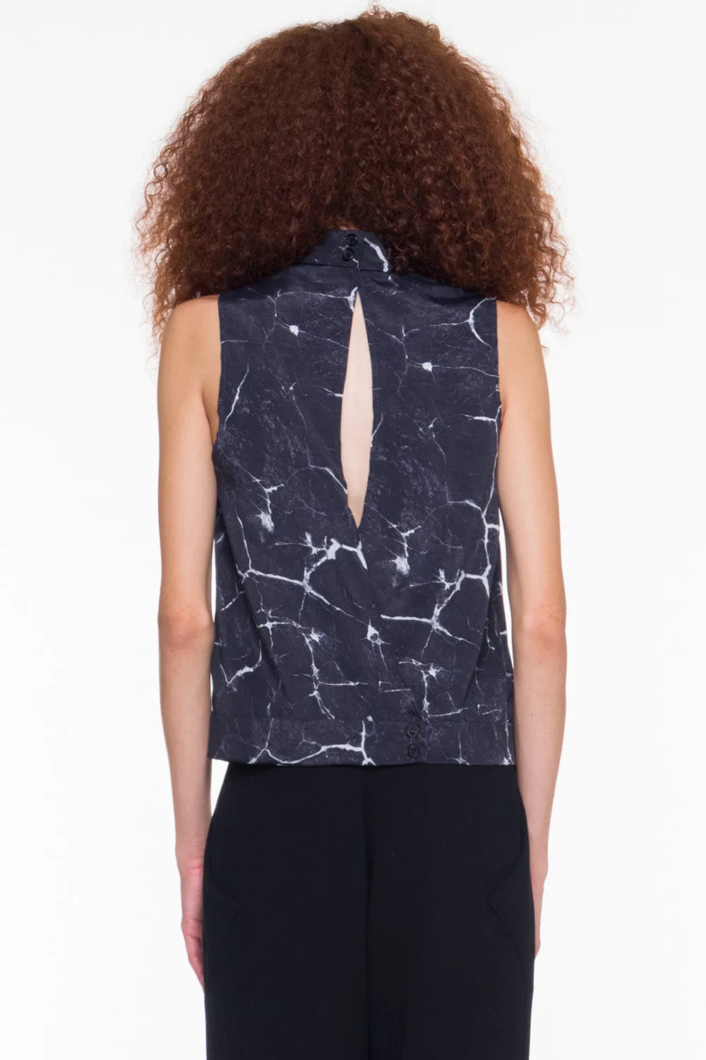 Halle Top Print