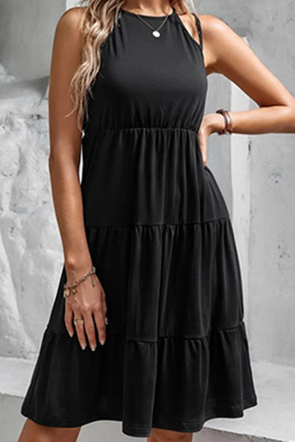 Heraklion Black Dress