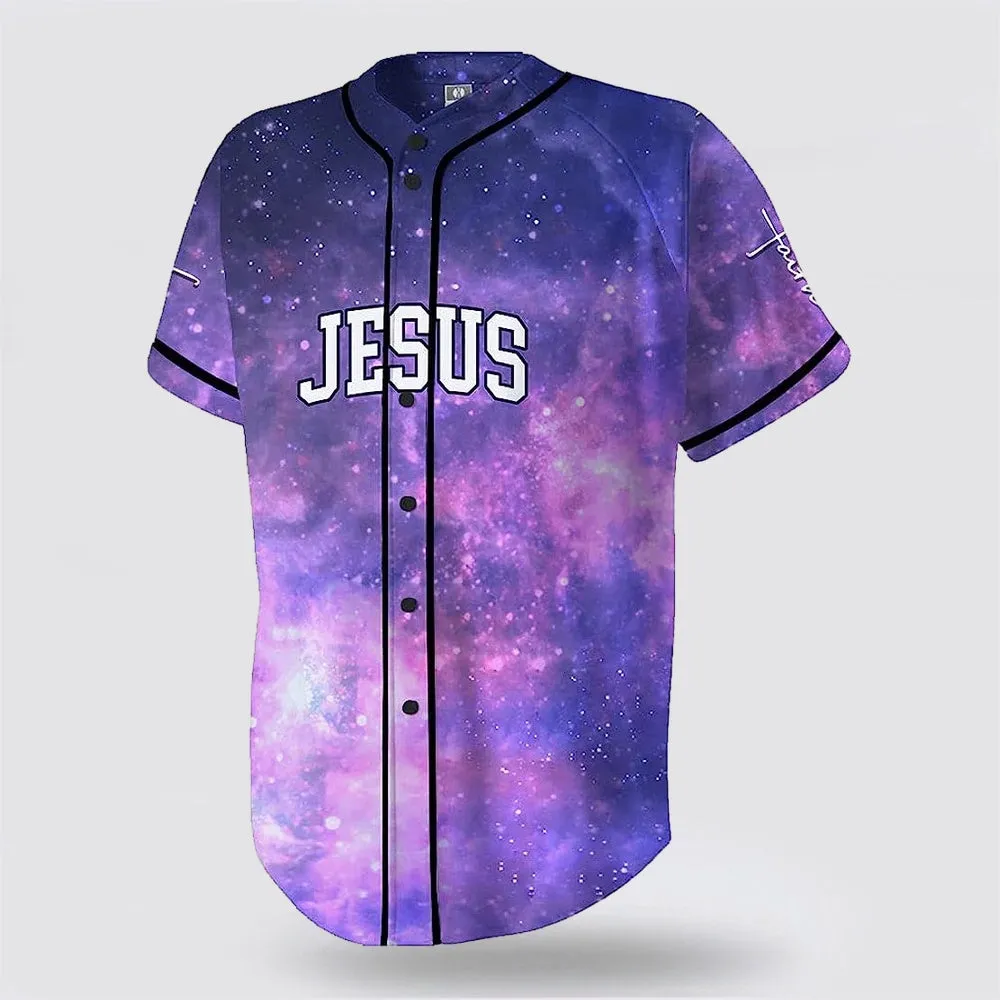 Inspirational Bible Verse Shirt Jesus Baseball Jersey for Men and Women