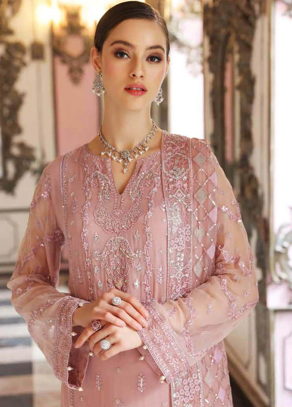 Jannan Embroidered Chiffon Collection Vol-3 – JL-21