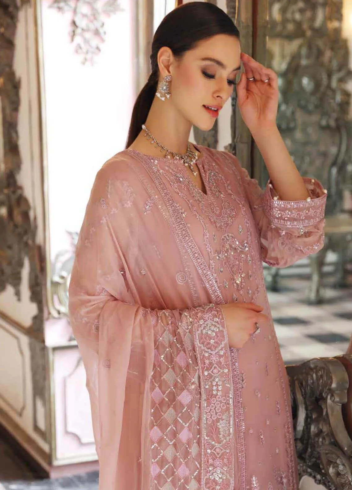 Jannan Embroidered Chiffon Collection Vol-3 – JL-21