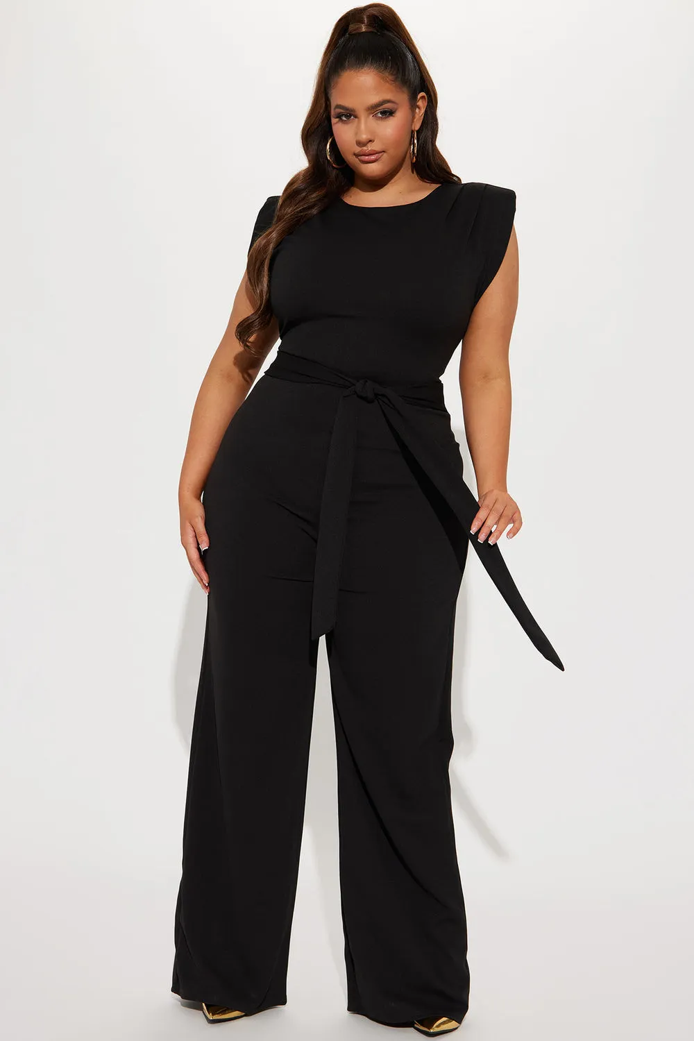 Jumpsuit Fashion Nova WP8431, black