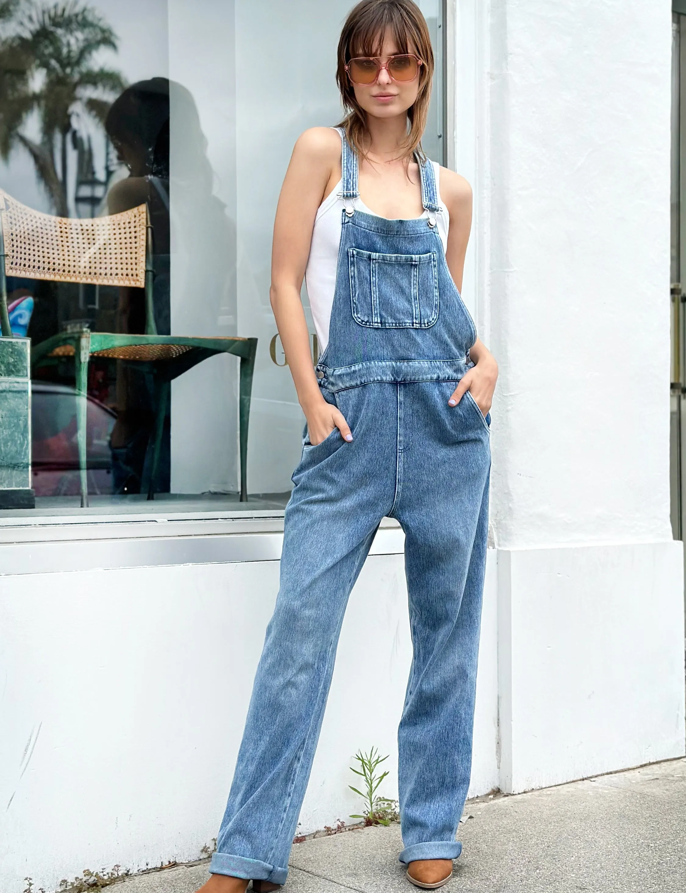 Knit Overalls