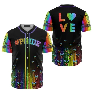 Lgbt Pride Don't Be Fraid To Show Love 3D All Over Print Baseball Jersey Shirt