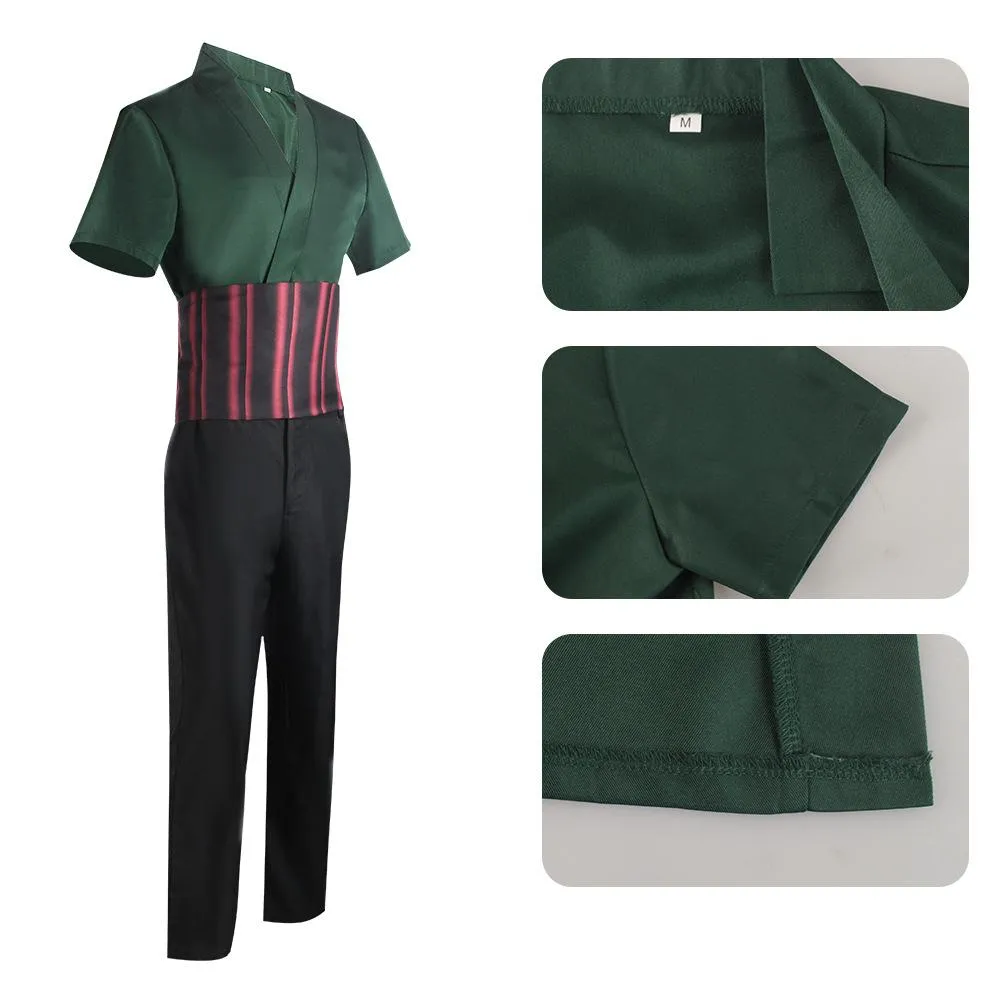 live Movie One Piece Roronoa Zoro Cos Cosplay Costume Whole Set