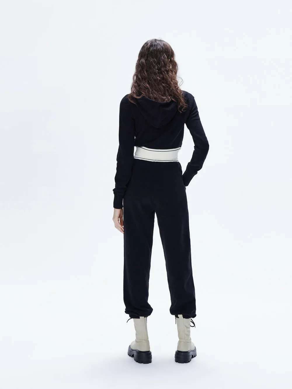 Loose Elastic Waist Pants