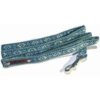 Luxury Bespoke Cotton Dog Collar & Leash Set