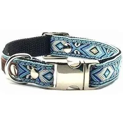 Luxury Bespoke Cotton Dog Collar & Leash Set