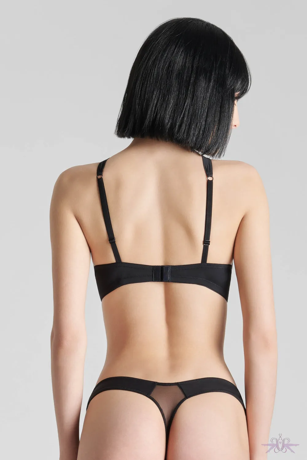 Maison Close Pure Tentation Black High Thong