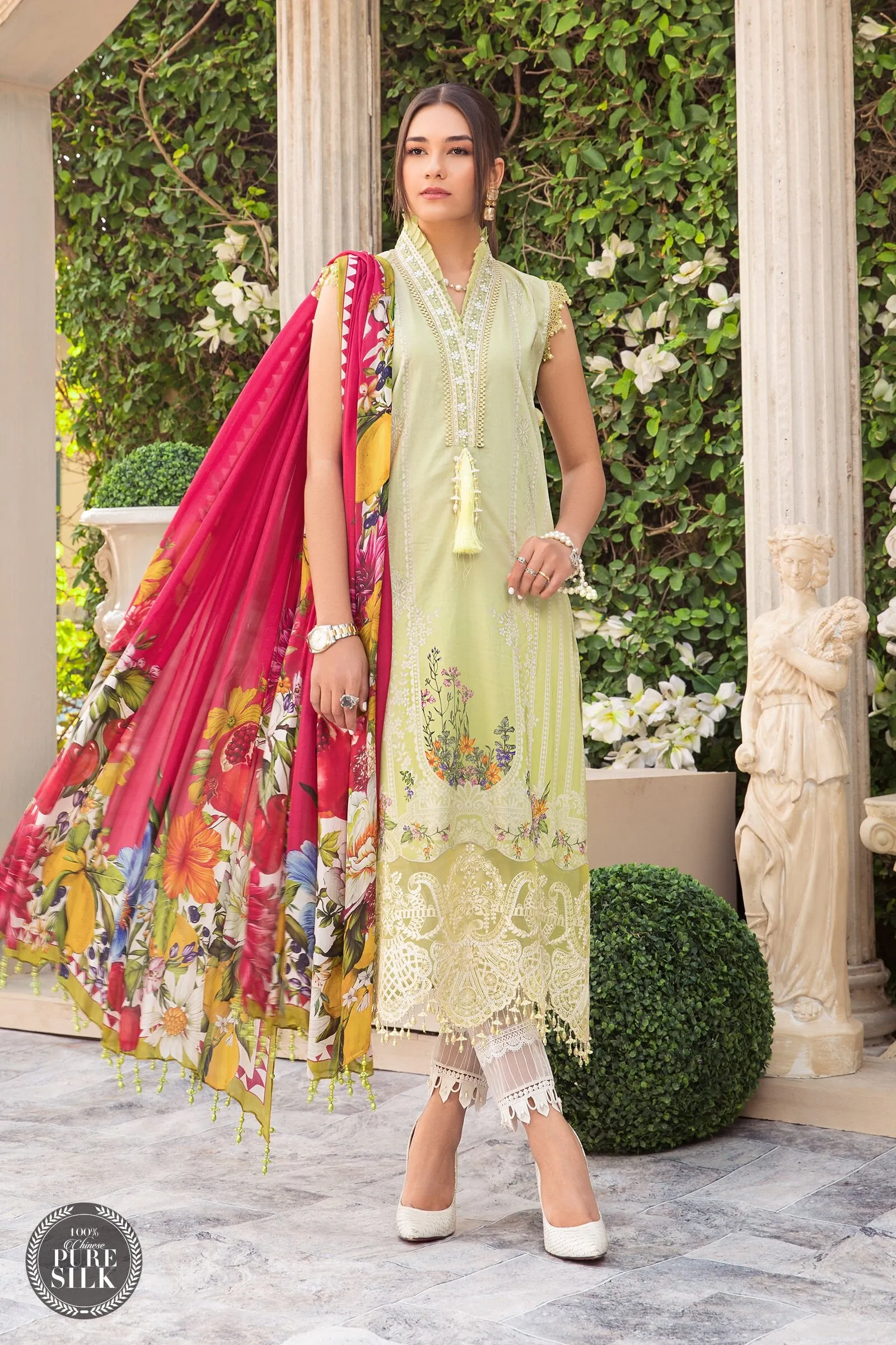 MARIA.B MPrints Secret Garden Spring/Summer Lawn Collection 2022 – MPT-1314-A