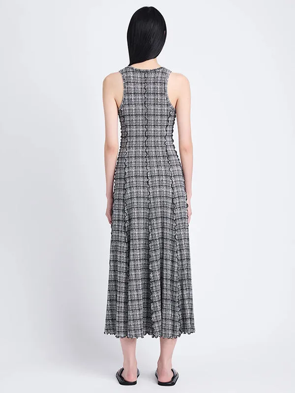 Matilda Dress in Black/Off White