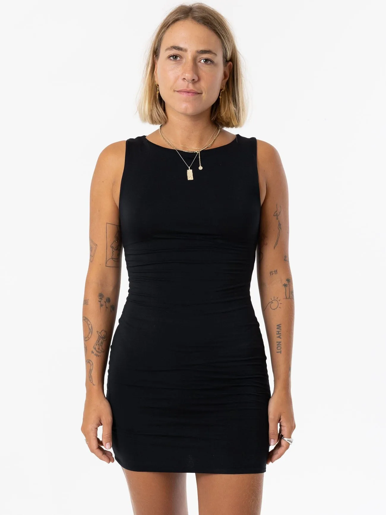 Maya Modal Dress - Black