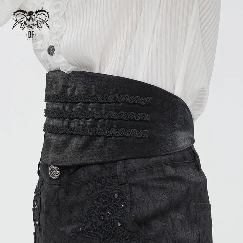 Men's Gothic Braided Buckle Girdle