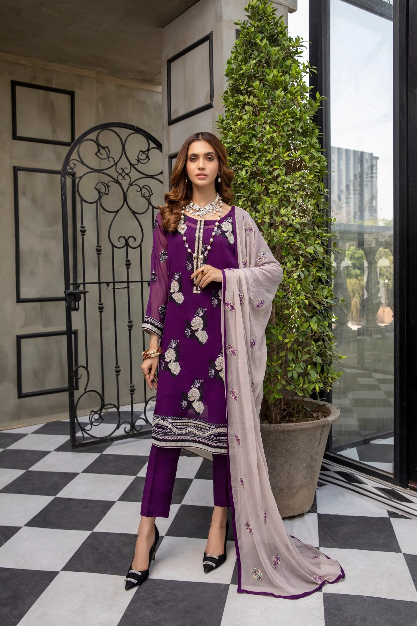 Meraki Embroidered Chiffon Collection Vol-3 – MCE3-5