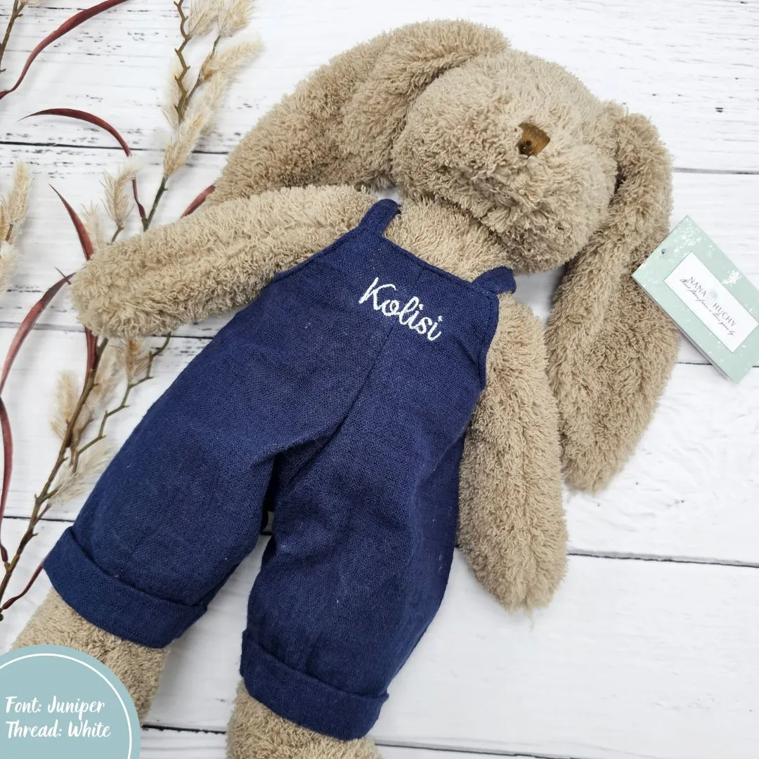 Navy Blue Mr Honey Bunny Personalised Name