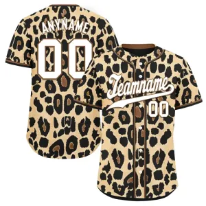 Personalized Leopard Design Jersey, Custom Comfortable Jersey, Stylish Jersey