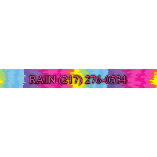 Personalized Rainbow Tie Dye Dog Collar