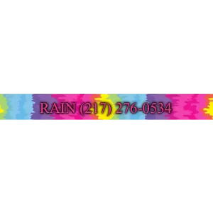 Personalized Rainbow Tie Dye Dog Collar