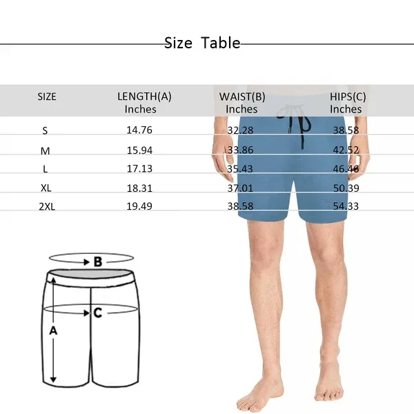 Personalized Swim Trunks with Custom Name Design USA Flag Men's Quick Dry Swim Shorts for Independence Day