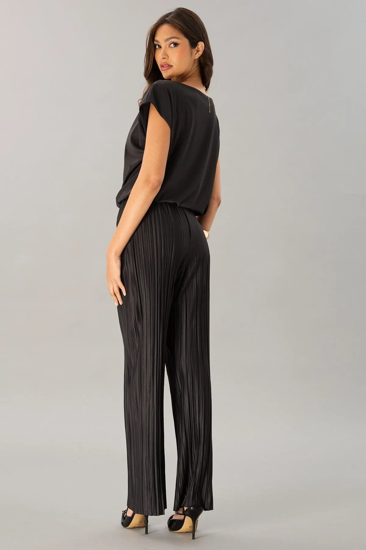 Pleated Pull On Pant