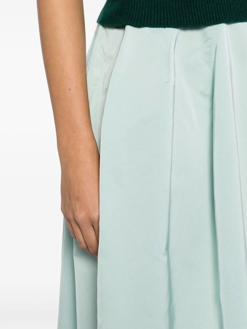 Pleated Skirt Aquamarine